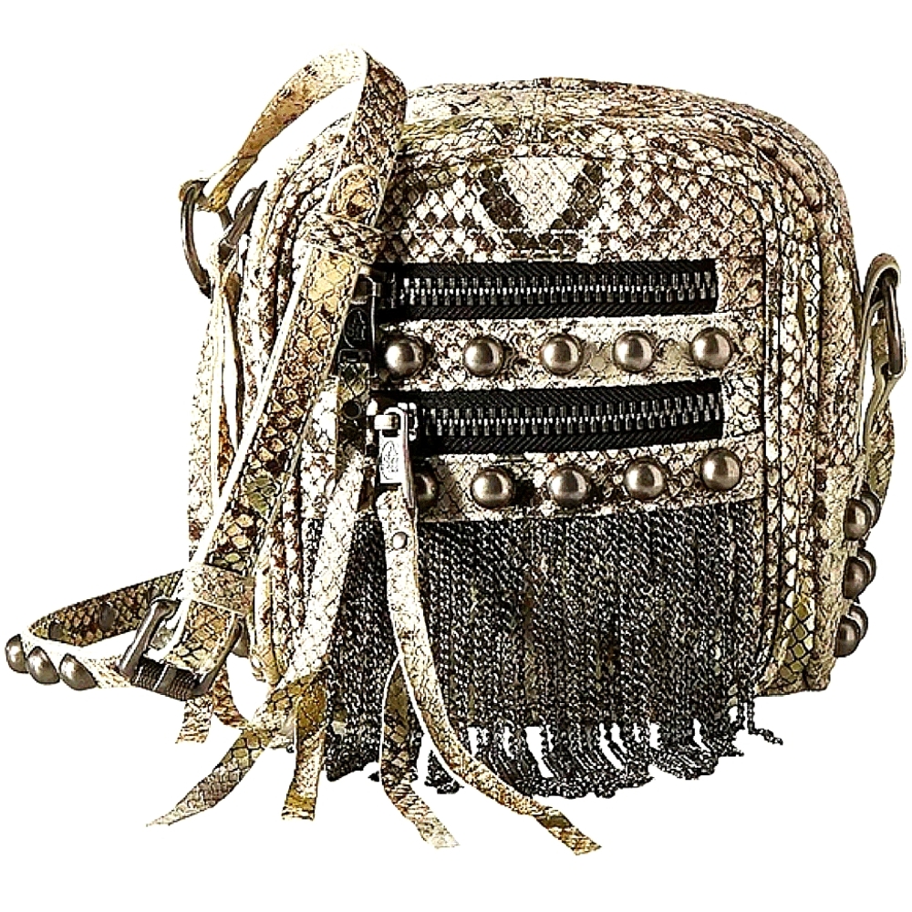 Rare sexy ASH Moxy CROSSBODY  PYTHON  bag purse LEATHER NWOT